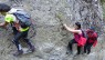 Pe via ferrata, în canionul Văii lui Stan din Făgăraș